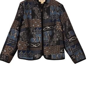 Phenix Jacket quilted zip closure , great for spring nights